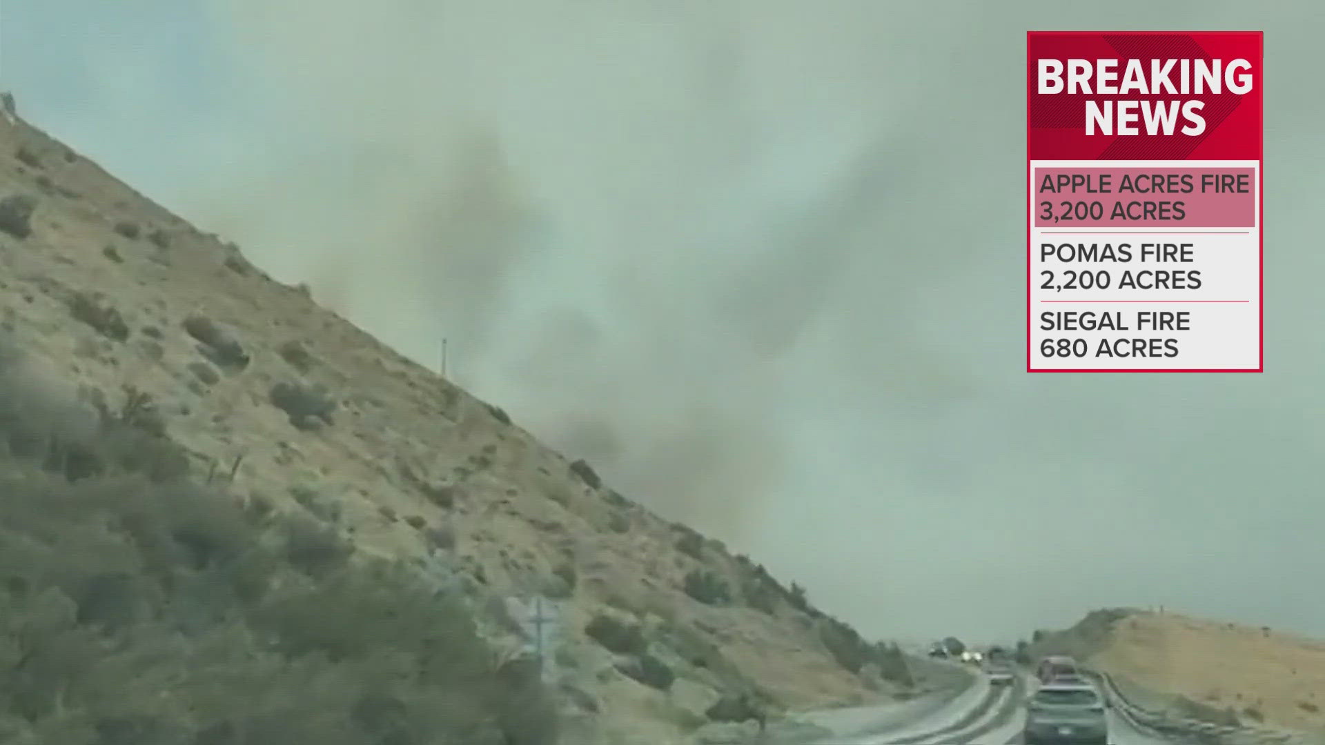 Meanwhile, another fire near Spokane threatens residential areas. 