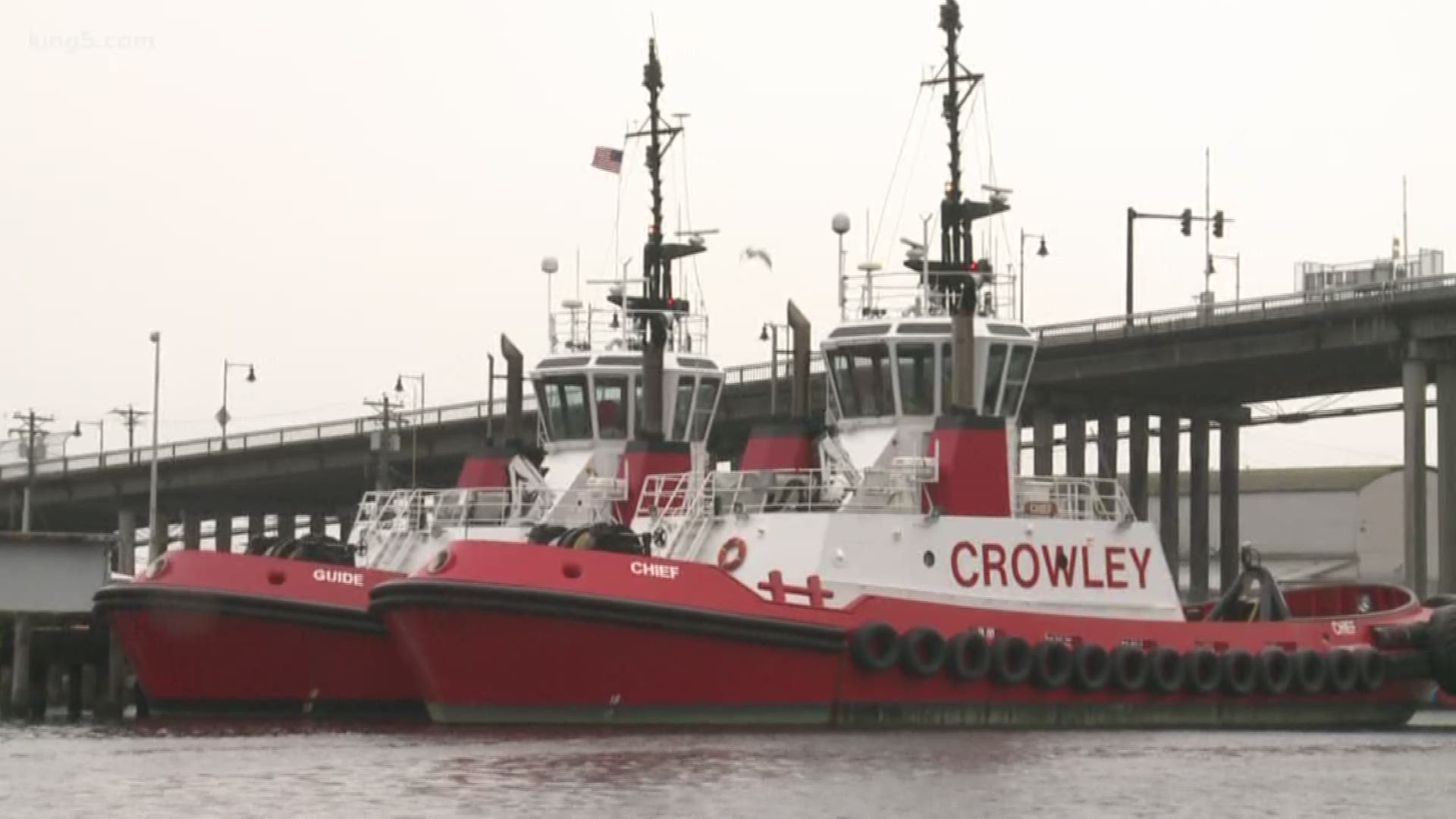 Tugboat companies are suing the EPA to stop a Washington state ruling that bans the dumping of raw sewage into Puget Sound area waterways. KING 5 Environmental Reporter Alison Morrow has the details.