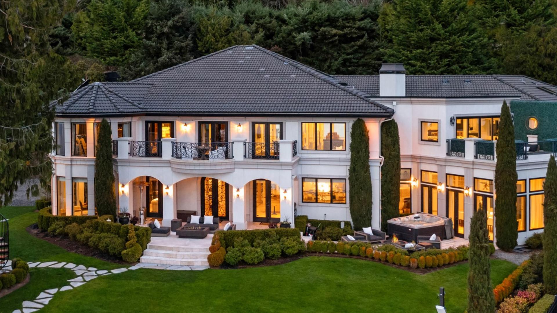 The home was recently listed for nearly $25 million.