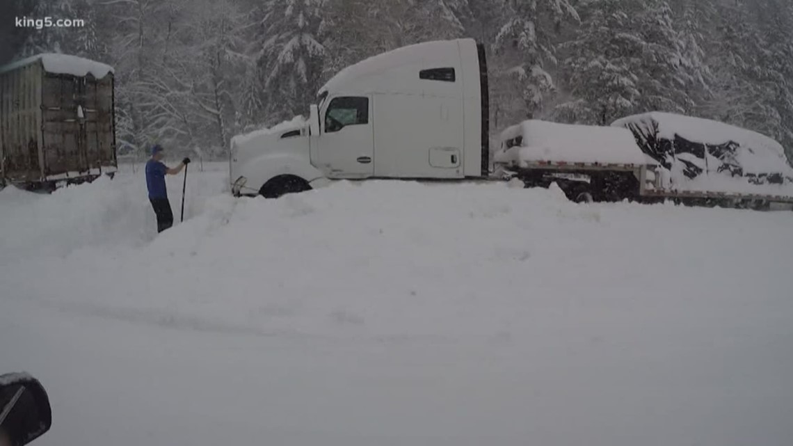 Weather causing problems in North Bend