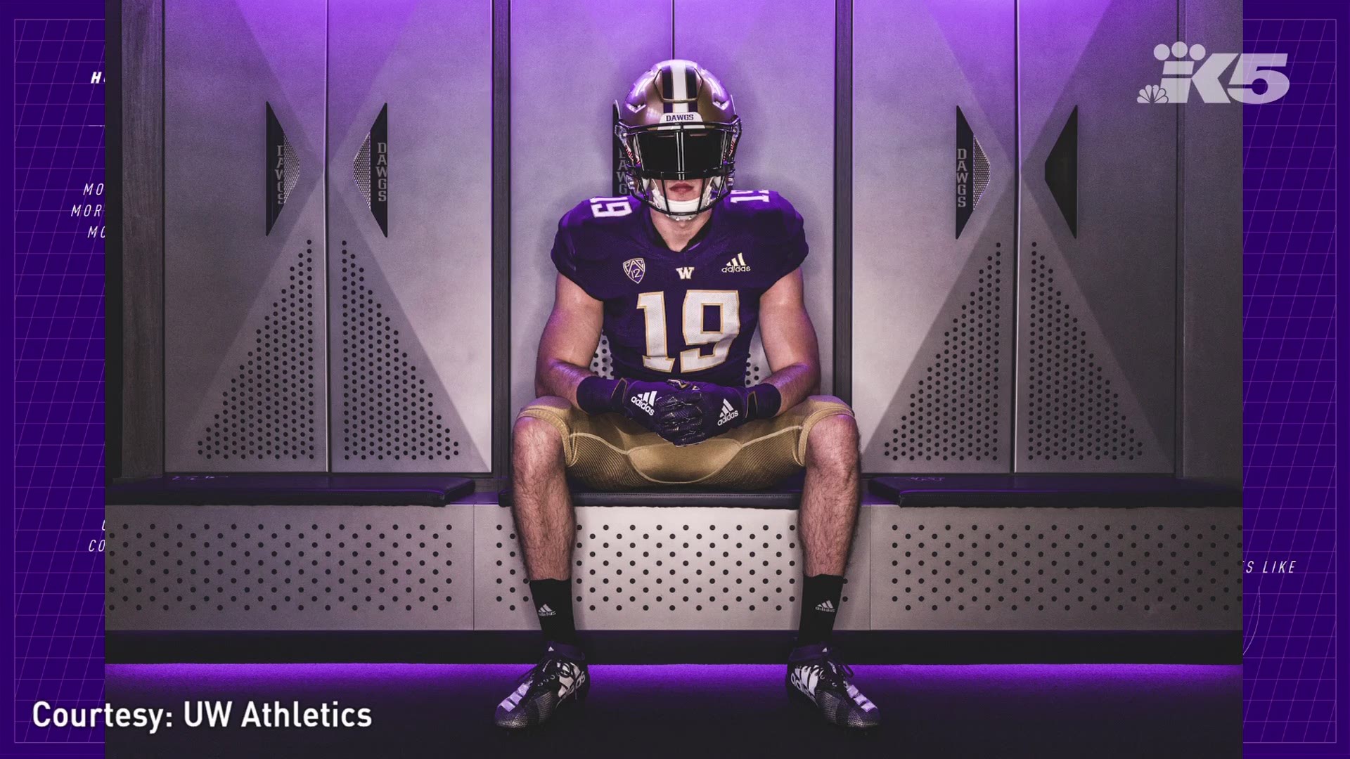 Get a sneak peek at UW football's new uniforms for the 2019 season, which were designed by adidas.
