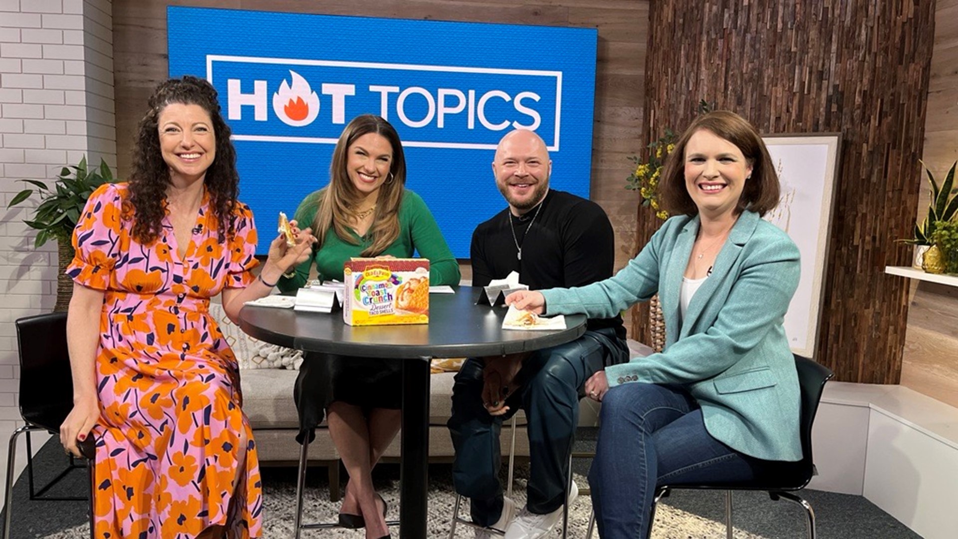 Amity is joined by Rachel Belle, Travis Holp and producer Rebecca Perry to talk new Starbucks drinks, Coachella and new Cinnamon Toast Crunch Taco Shells. #newdaynw
