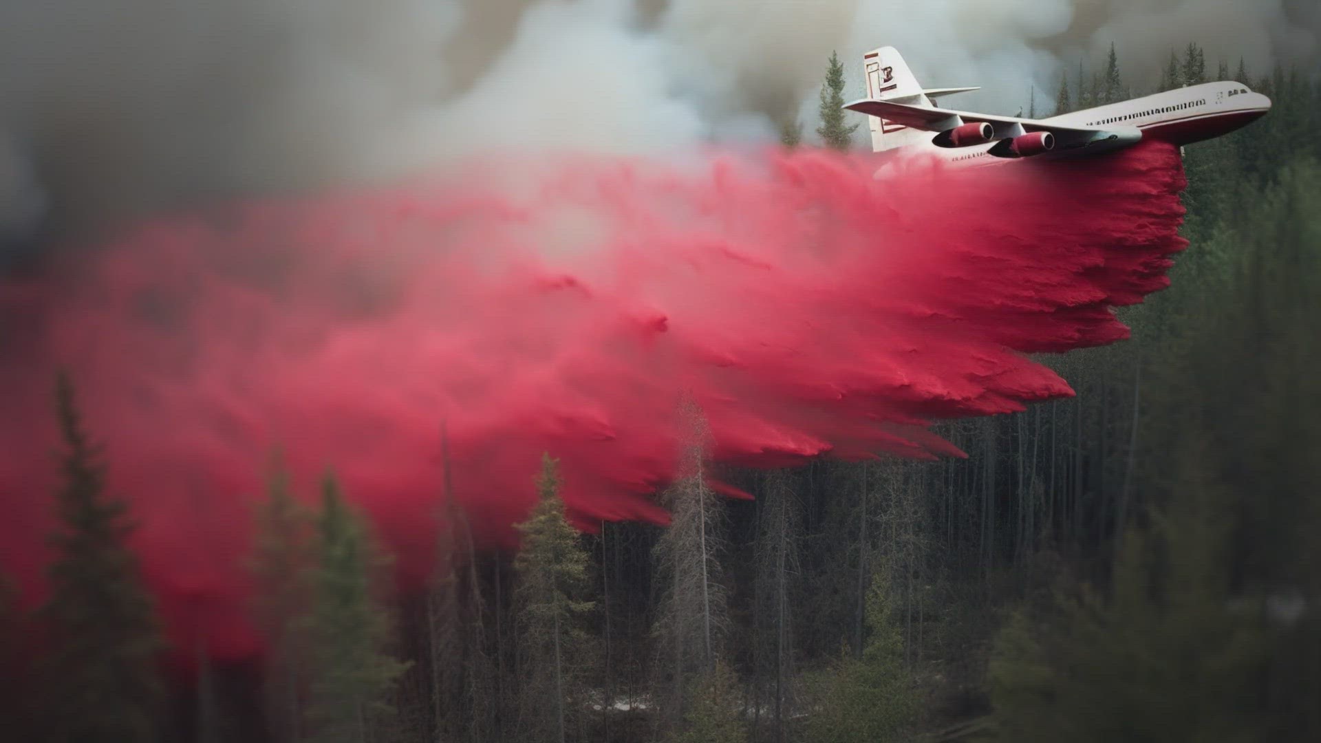 With wildfire seasons getting longer and hotter, the U.S. Forest Service says dropping fire retardant is a key tool, but the red chemical is lethal to aquatic life.