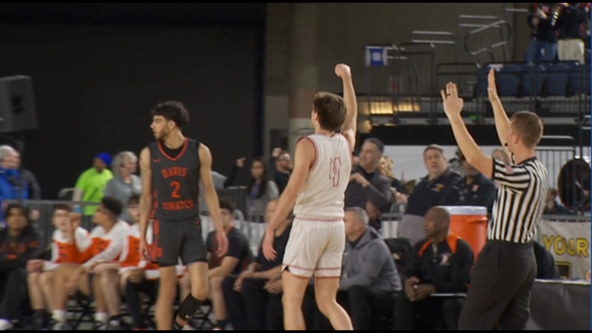 Highlights of the Mount Si boys 57-45 win over Davis in the 4A State Semifinals