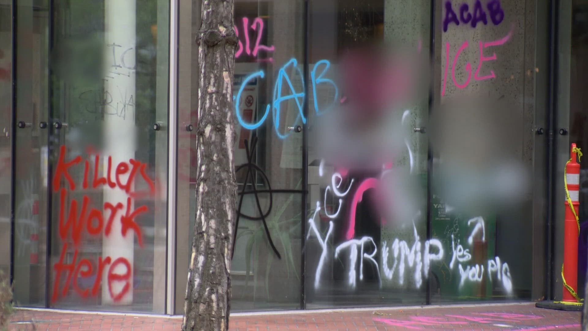 Seattle Mayor Bruce Harrell issued a statement Thursday condemning the violence and property destruction.