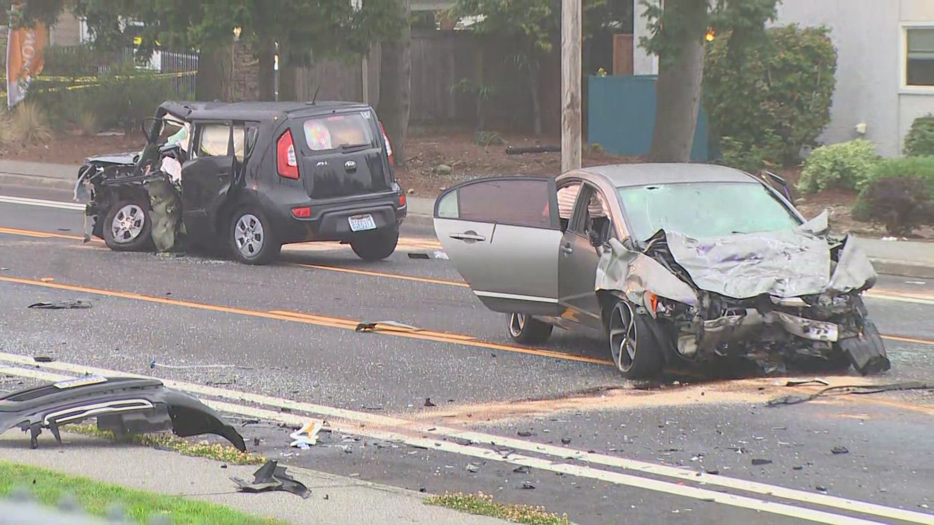 A two-car crash in Everett turned deadly Tuesday morning. Police are investigating whether impairment was a factor.