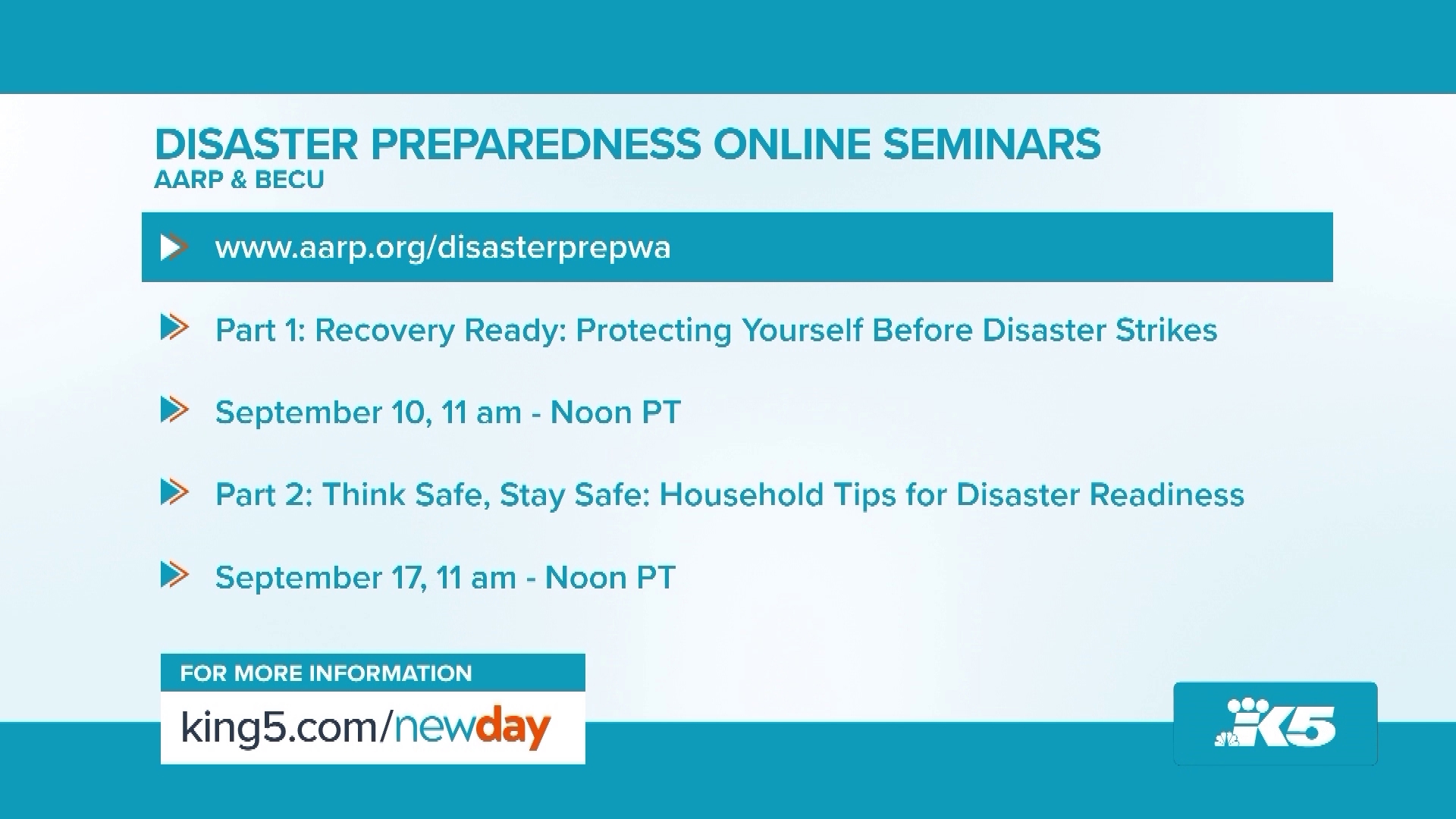 How to stay safe be prepared for a disaster - New Day NW | king5.com