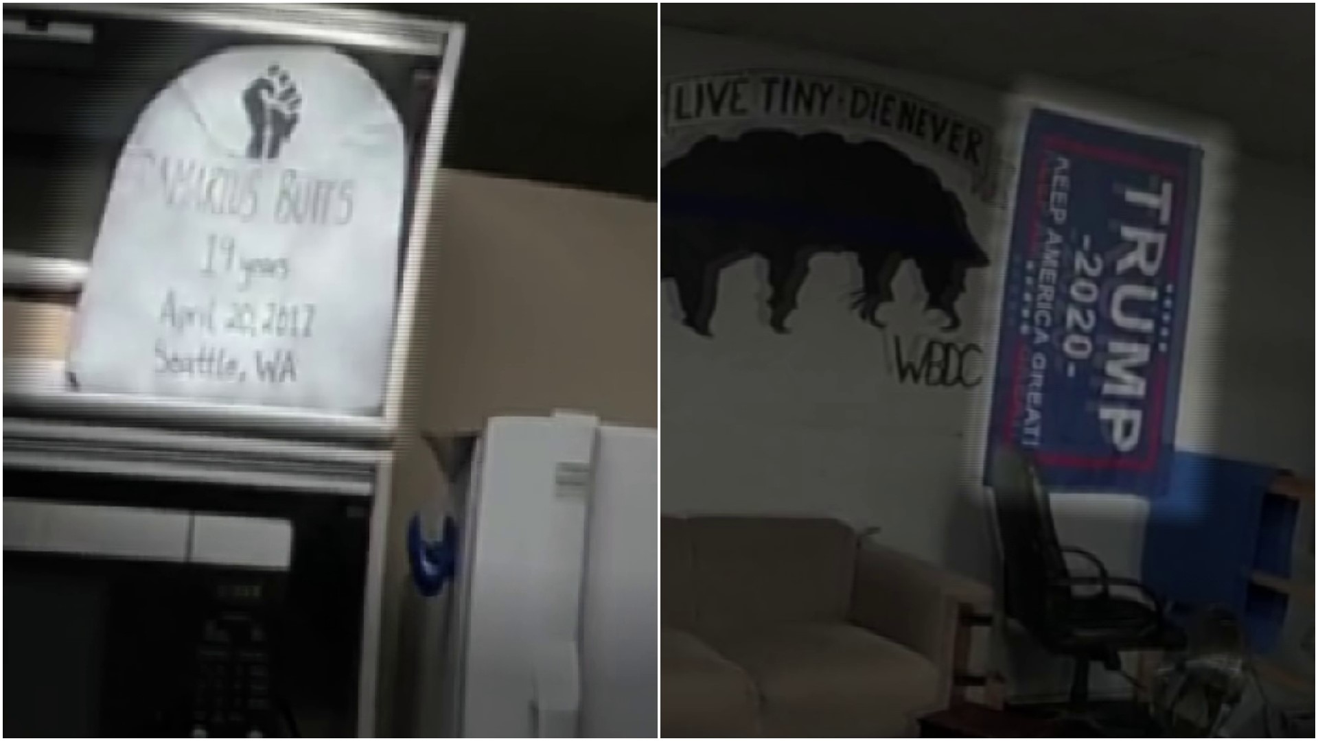 The Seattle Office of Police Accountability is investigating after body camera footage revealed "inappropriate" items displayed in the East Precinct break room.