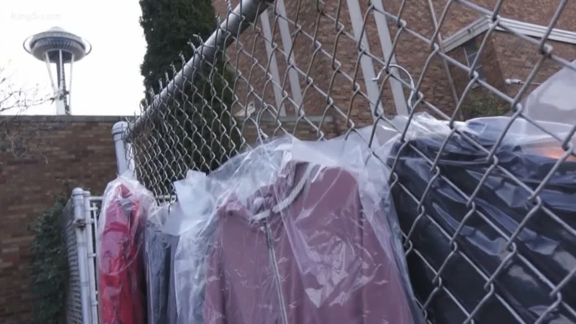A group of volunteers in Seattle have started a coat drive called "Warm for Winter" for people living outdoors. It's happening at the Queen Anne Food Bank.