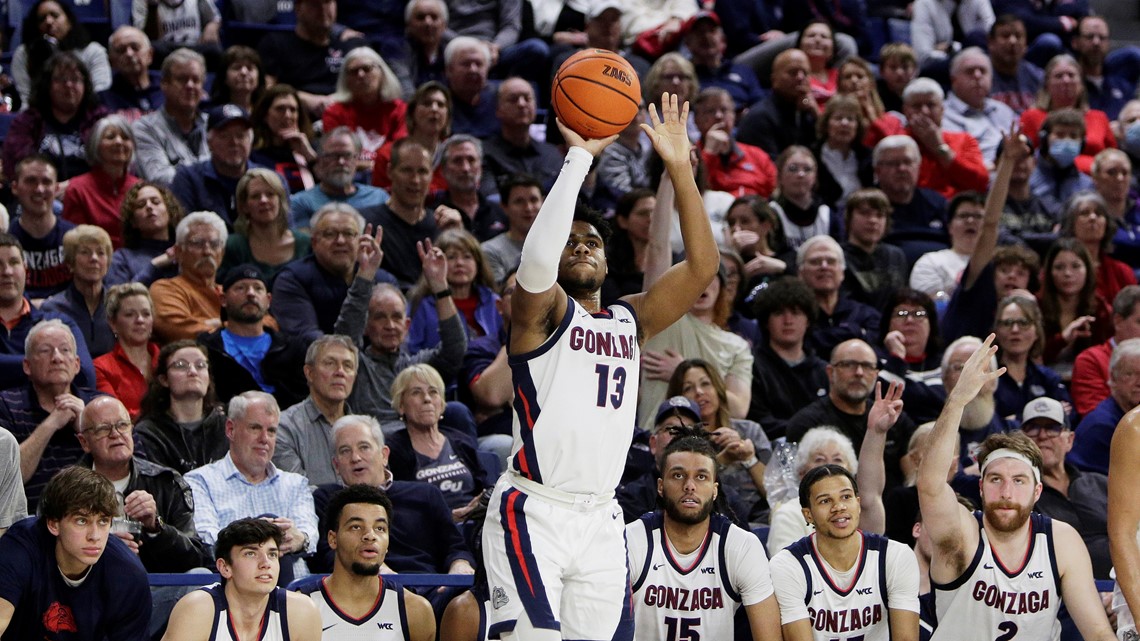 Timme, Hickman lead No. 9 Gonzaga past Santa Clara 81-76 - Seattle