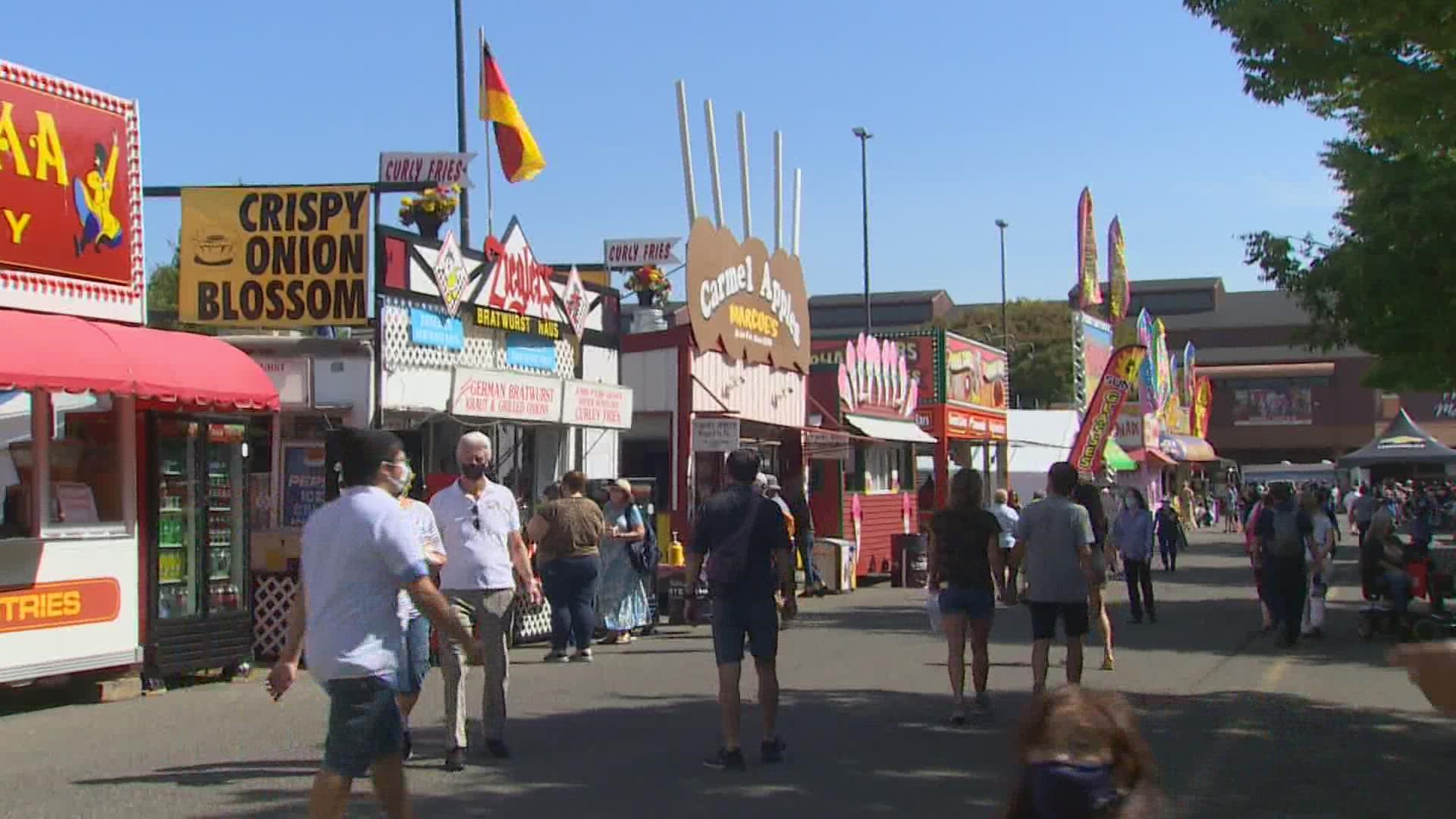 Fair organizers say the Tacoma-Pierce County Health District would not have allowed the fair to operate without an indoor and outdoor mask mandate.