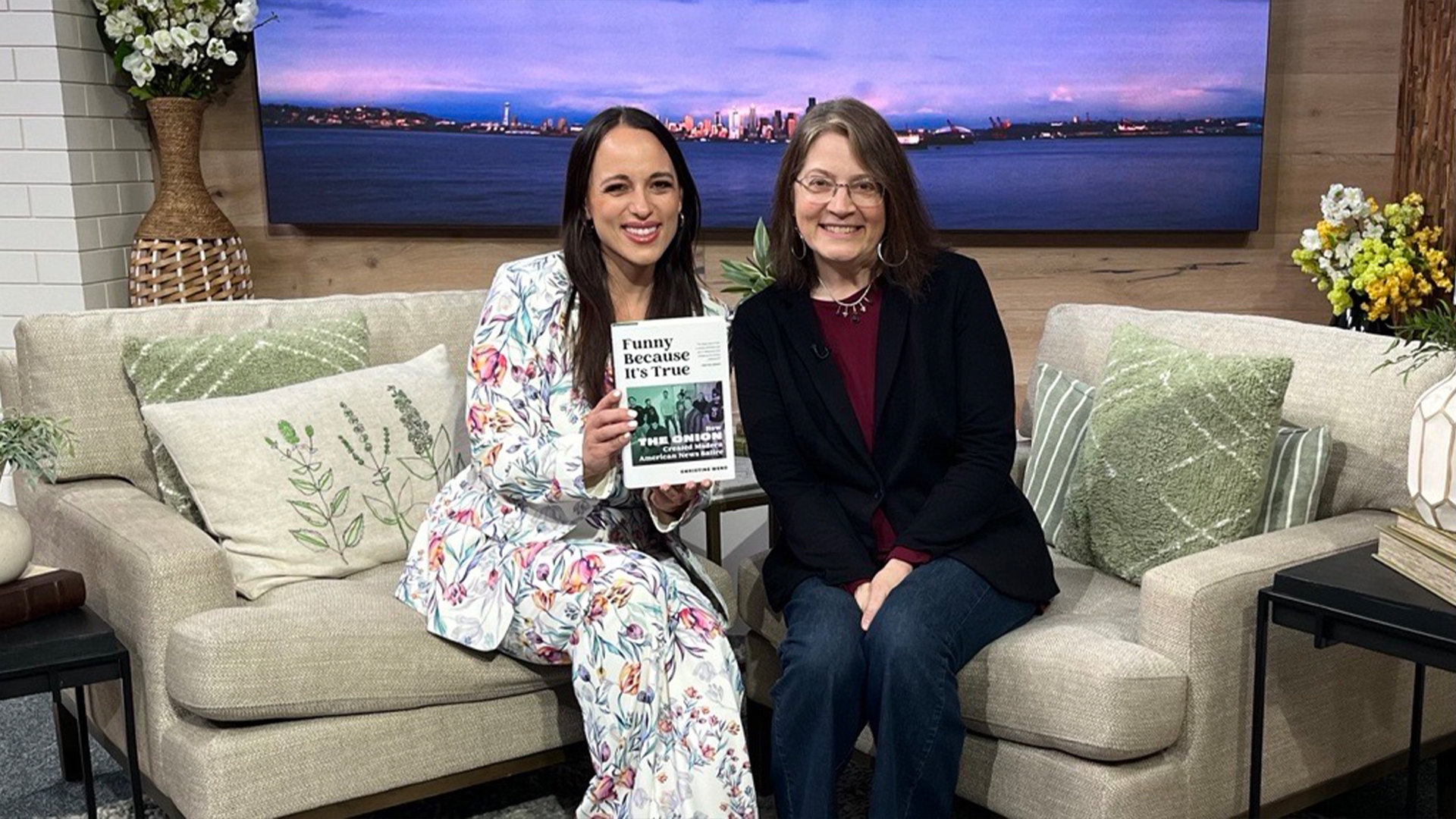 Original staff member from The Onion, Christine Wenc, examines the outlet's history and its impact on news satire after 35 years. #newdaynw