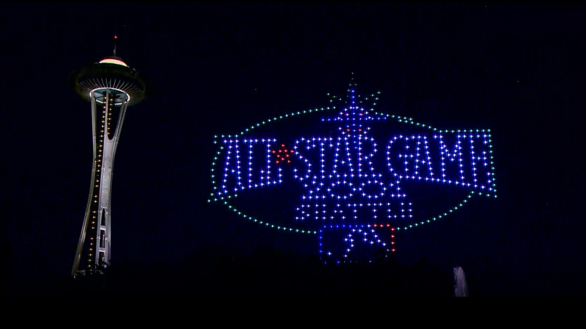 Watch: MLB All-Star drone show at Seattle Center