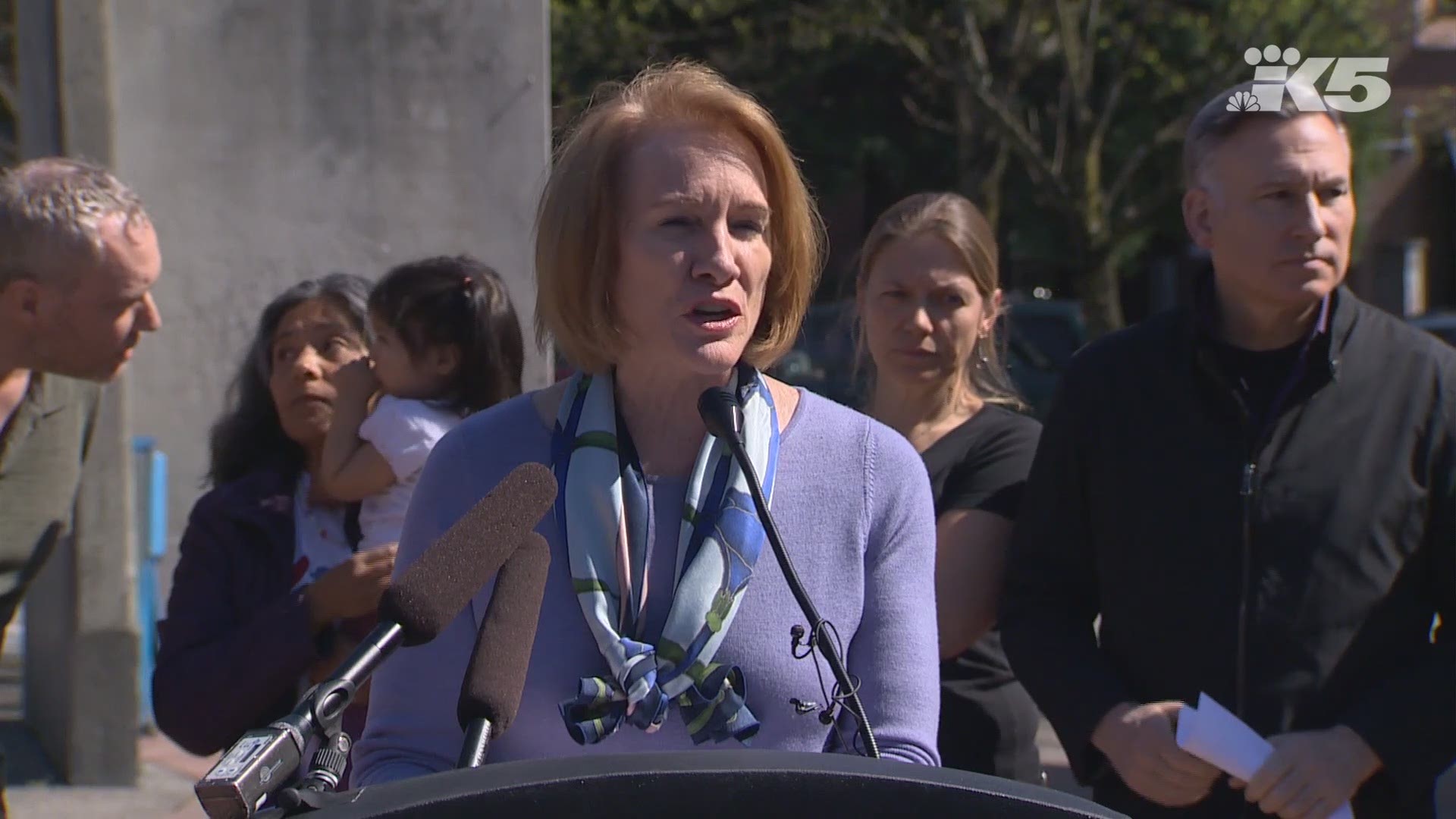 Mayor Jenny Durkan held a moment of silence Saturday for the victims of the shooting and their families. Durkan also celebrated bus driver Eric Stark, who saved a busload of passengers after being shot in the chest.