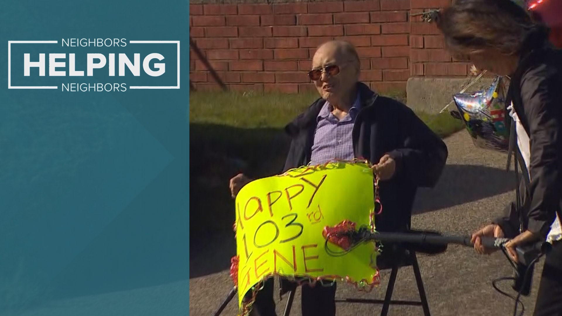 A birthday party for one of the only living Chinese American World War Two veterans turning 103.