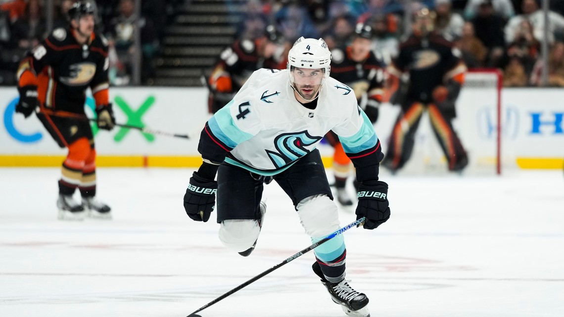 Kraken in action against the Ducks after overtime victory | king5.com