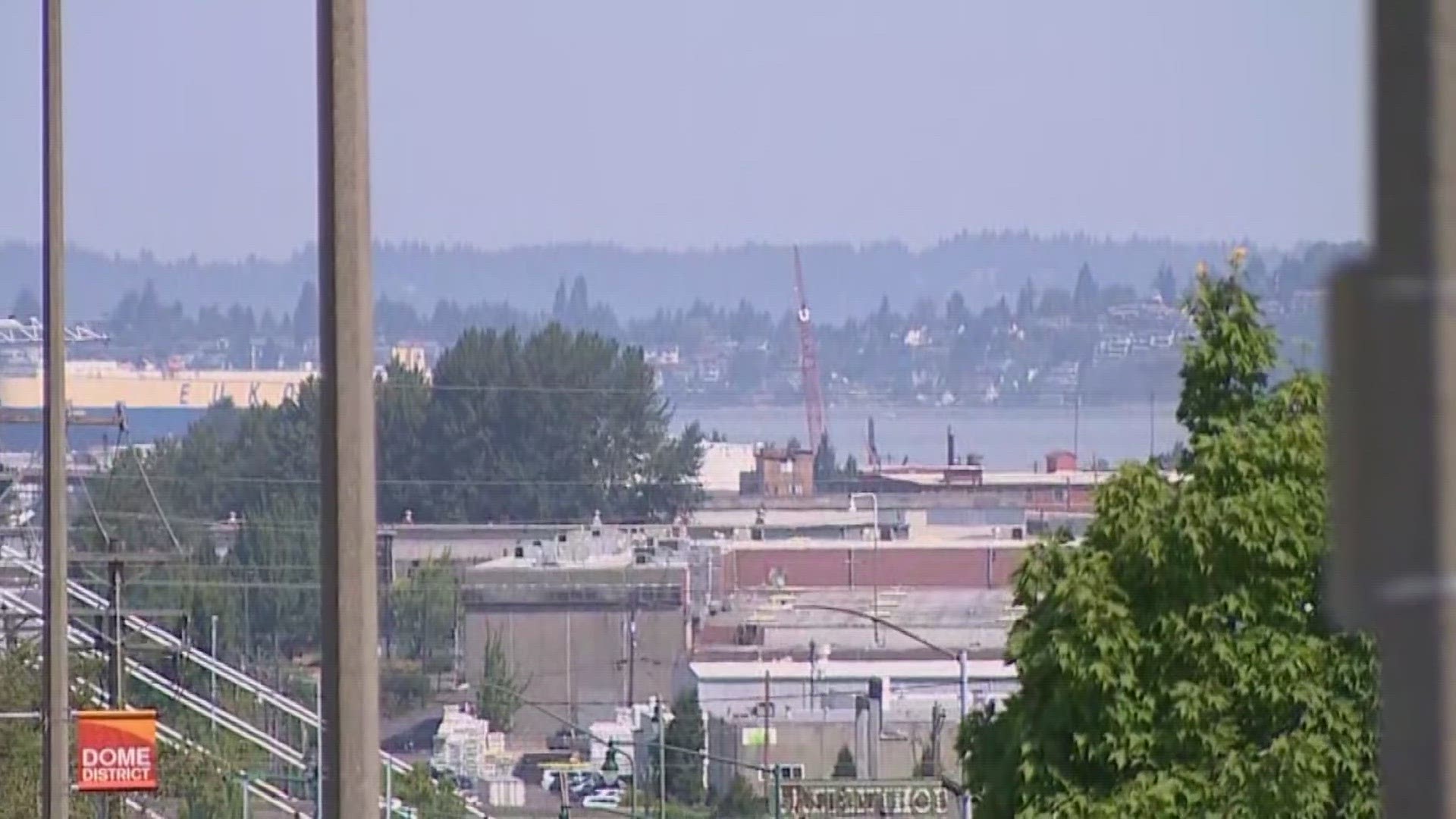 The air quality in King, Snohomish and Pierce counties has ranged from "unhealthy" to "hazardous" on Wednesday, according to air quality metrics.