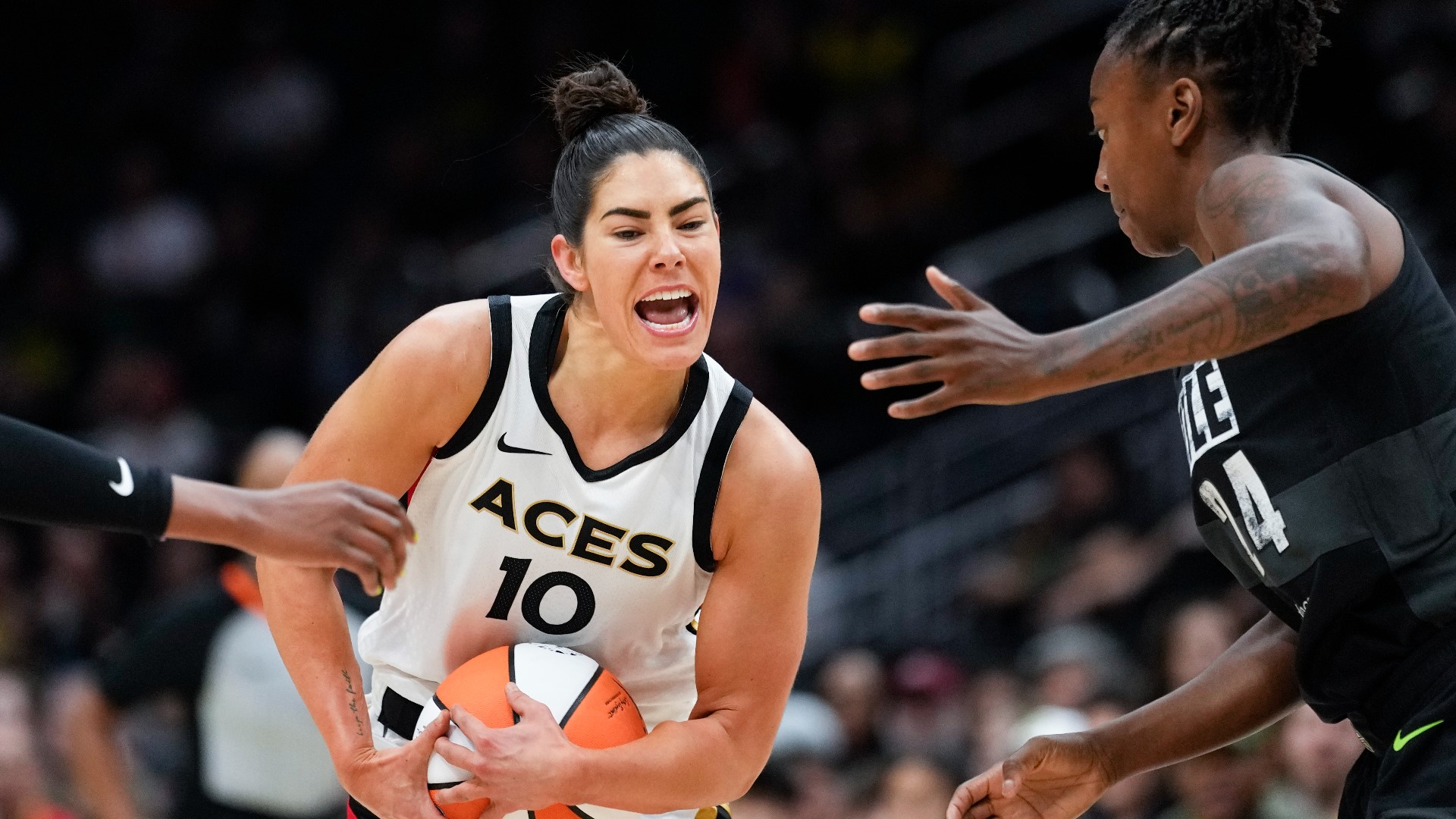 Las Vegas Aces guard Kelsey Plum was named to the U.S. women's basketball team at the 2024 Paris Olympics.