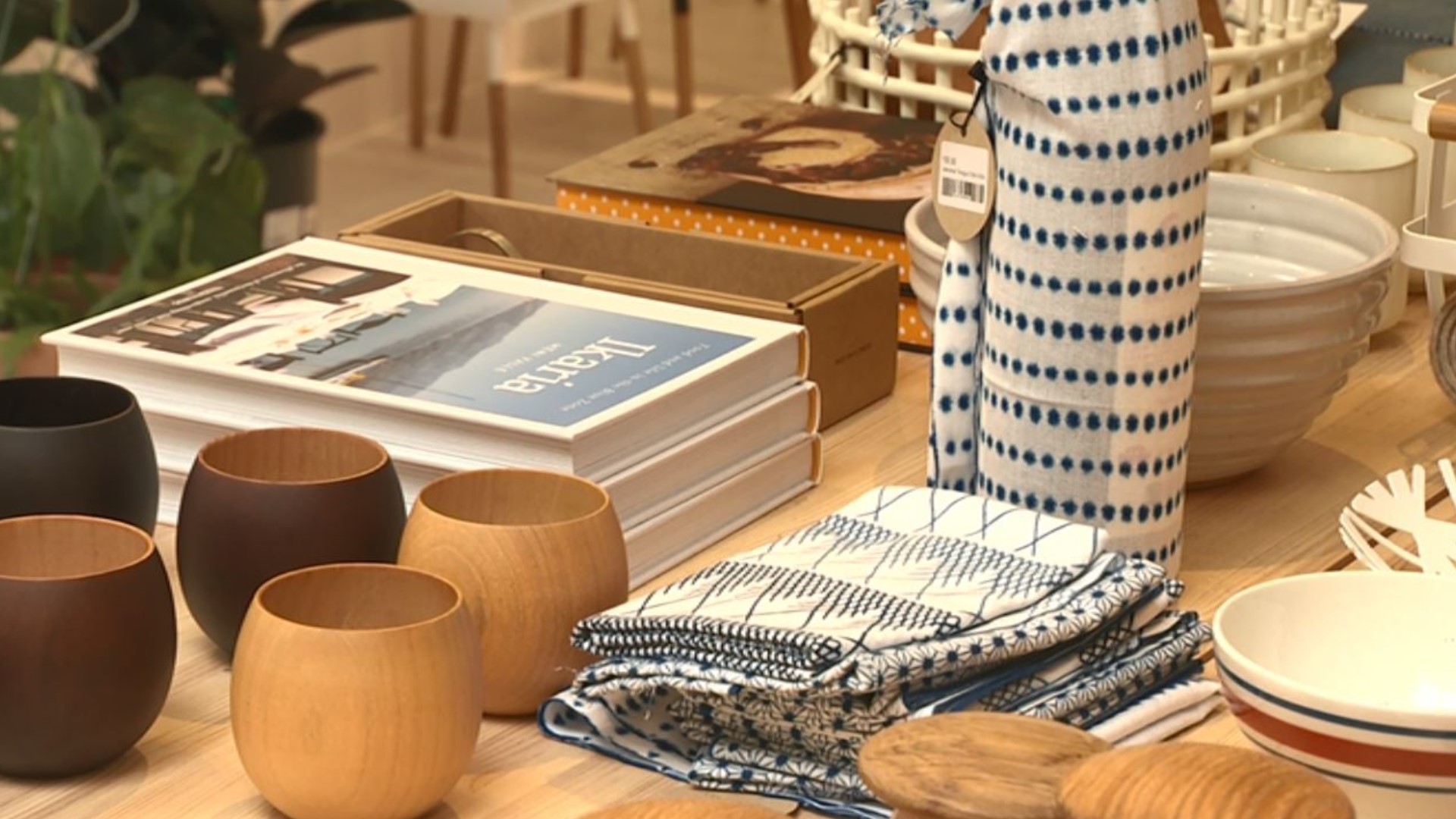 The new shop sells home goods inspired by Scandinavian and Japanese design. #k5evening