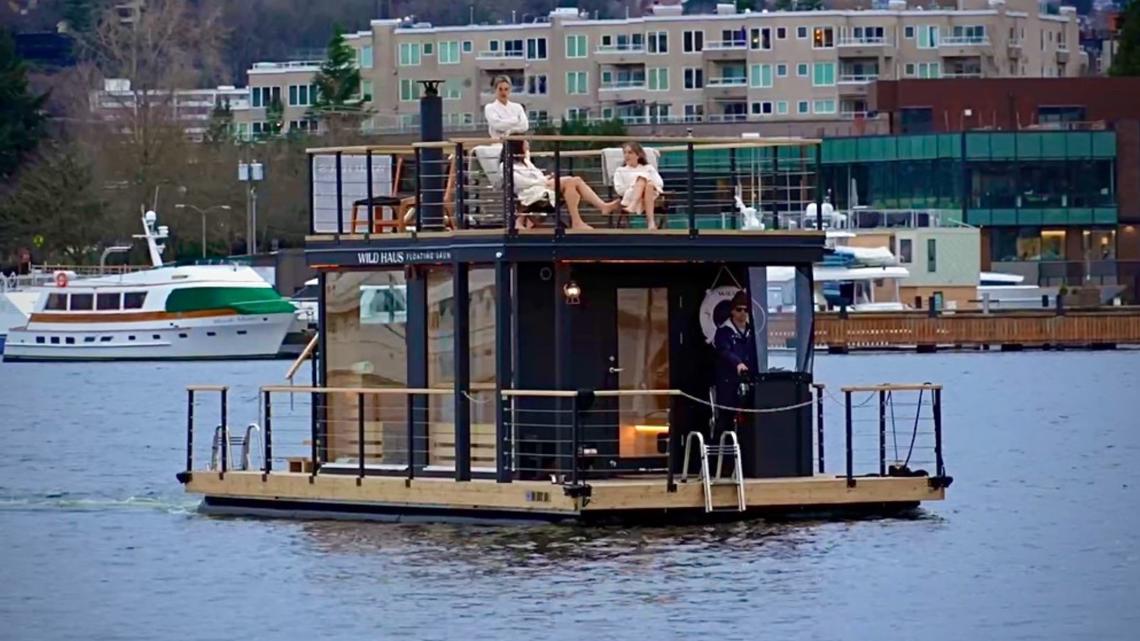 Wild Haus Floating Saunas offer a way to relax on the water | king5.com