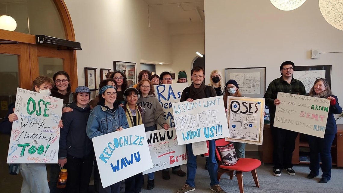 First operational student workers group WA to unionizes at WWU - Vimarsana News