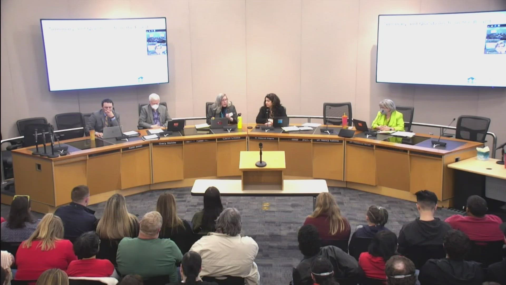 The Edmonds School District said it's facing a $15 million budget shortfall. About 50 teaching positions and some student programs are among the proposed cuts.