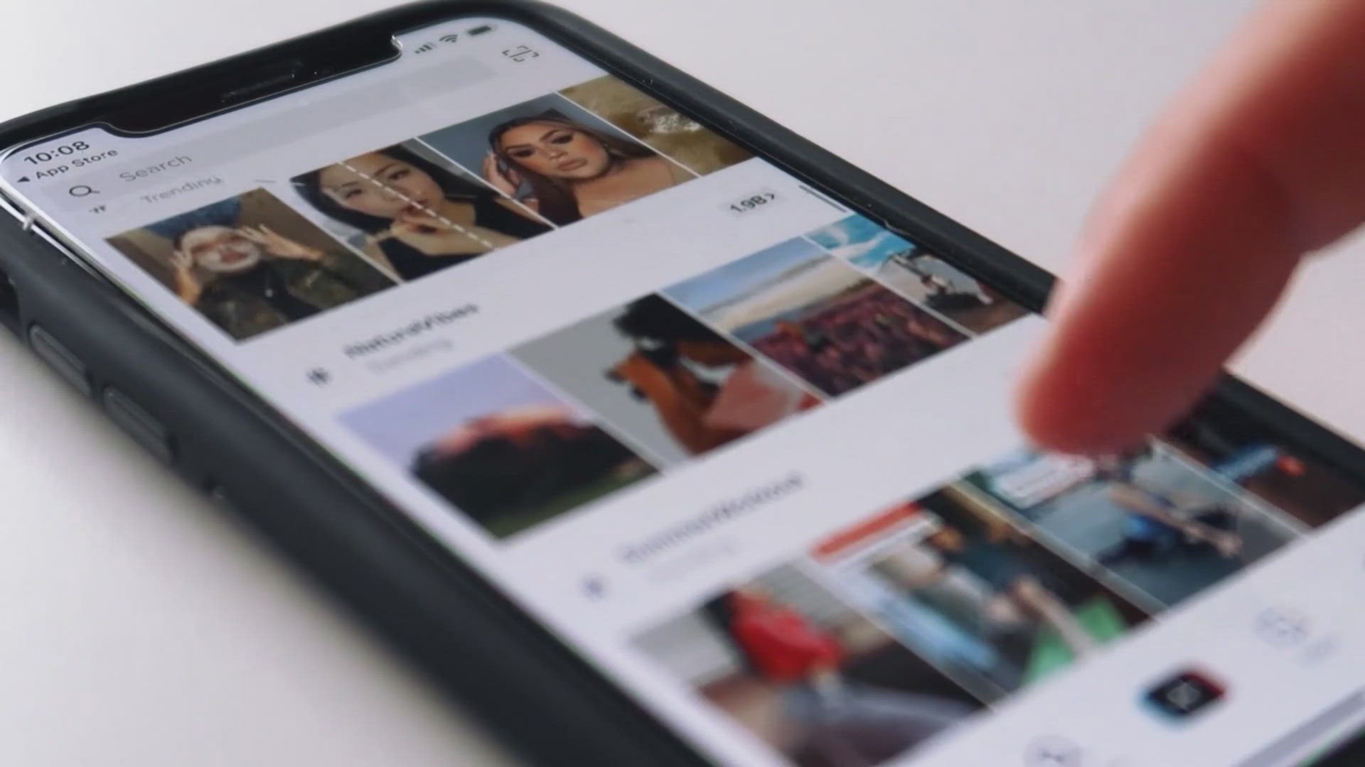 President Donald Trump delayed enforcement of a law that would ban the social media app TikTok.