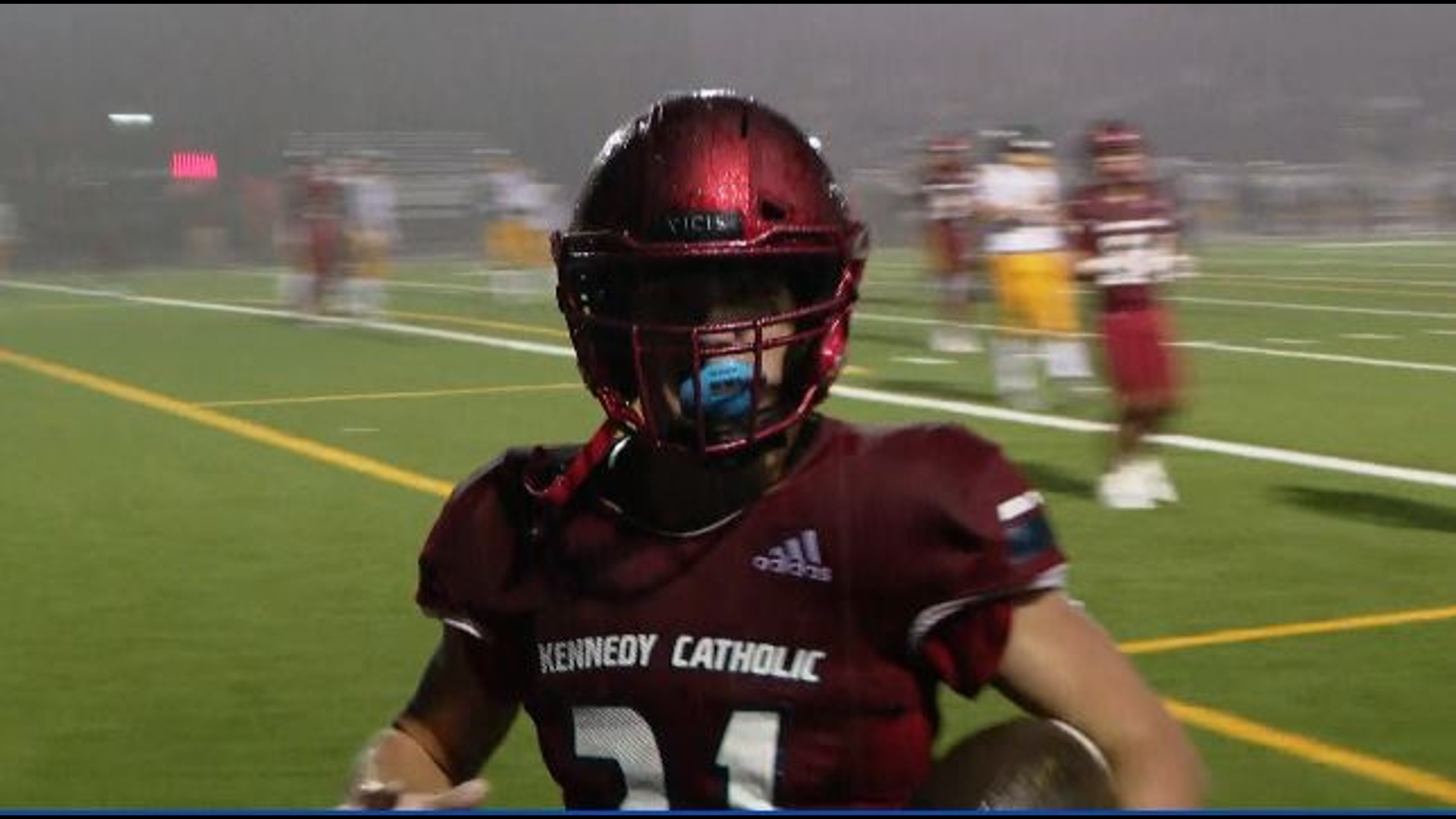 Highlights of Kennedy Catholic's 49-7 win over Richland in the first round of the State Playoffs.