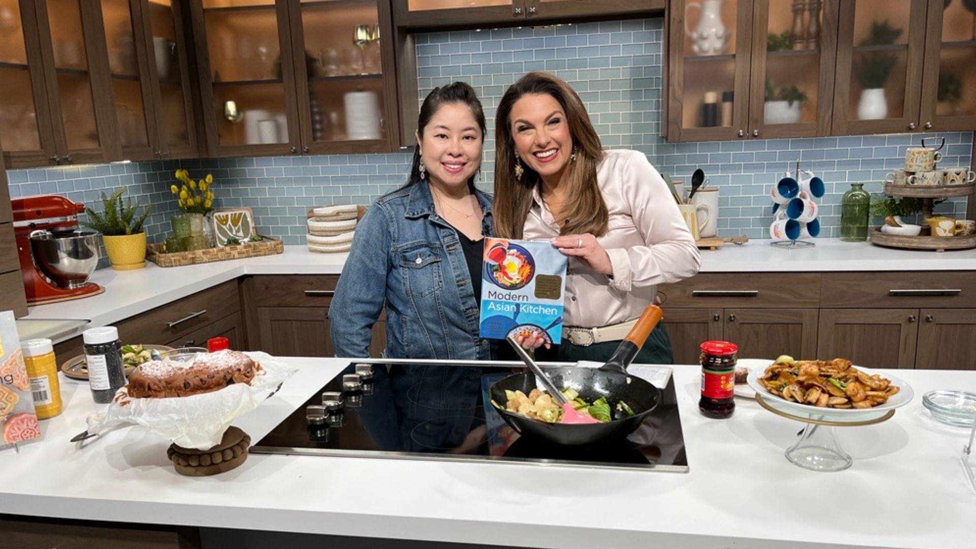 Lieu teaches Amity how to make a dish from her new cookbook "Modern Asian Cooking" which comes out today! #newdaynw