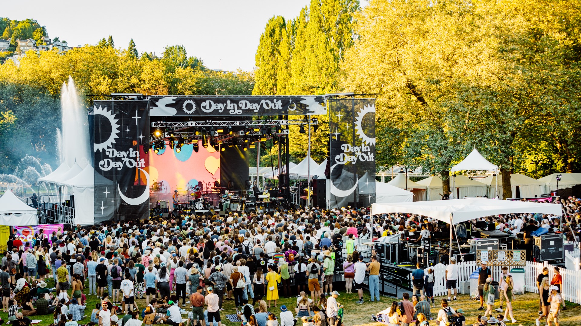 Seattle’s Day In Day Out Festival kicks off at 12:30 p.m. Saturday. The annual festival takes place at Seattle Center’s Fisher Green Pavilion.