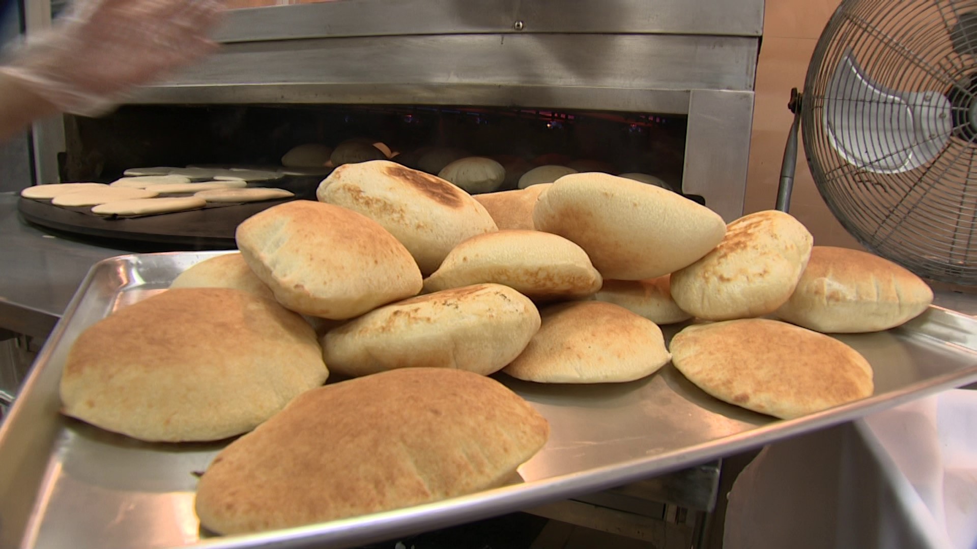 Perfect pitas are among the many things Alida's Bakery is known for. #k5evening