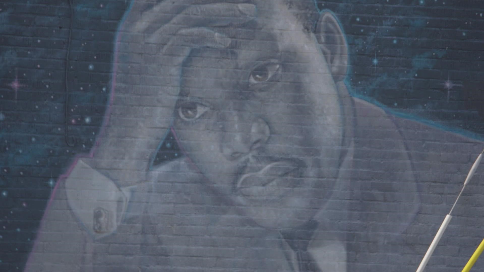 A Central District resident continues her mission to protect the neighborhood's Martin Luther King Jr. mural.