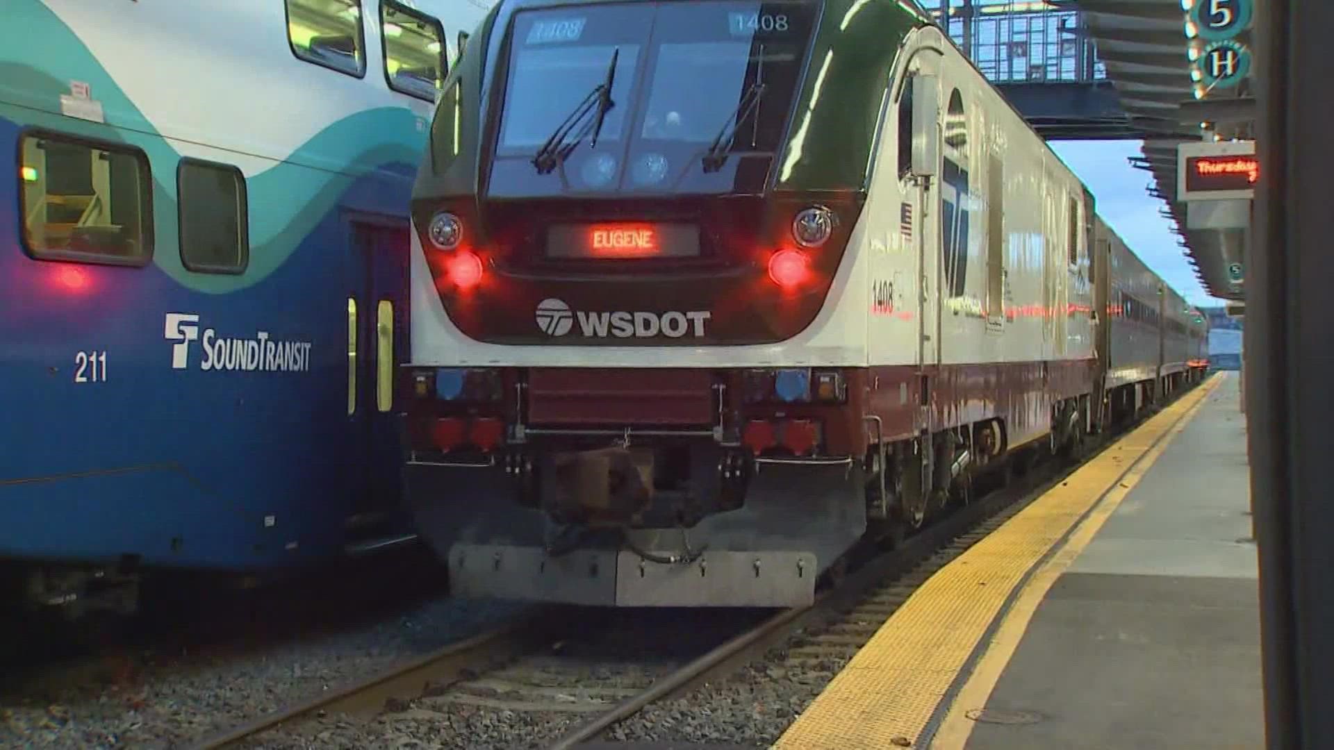 Passenger trains across Washington are preparing to cancel all their routes as early as Thursday night.
