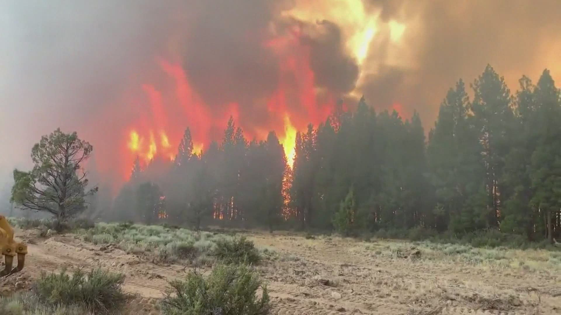 Multiple agencies in Washington are sending their firefighters to help crews fighting the massive Bootleg Fire that's burned more than 200,000 acres.