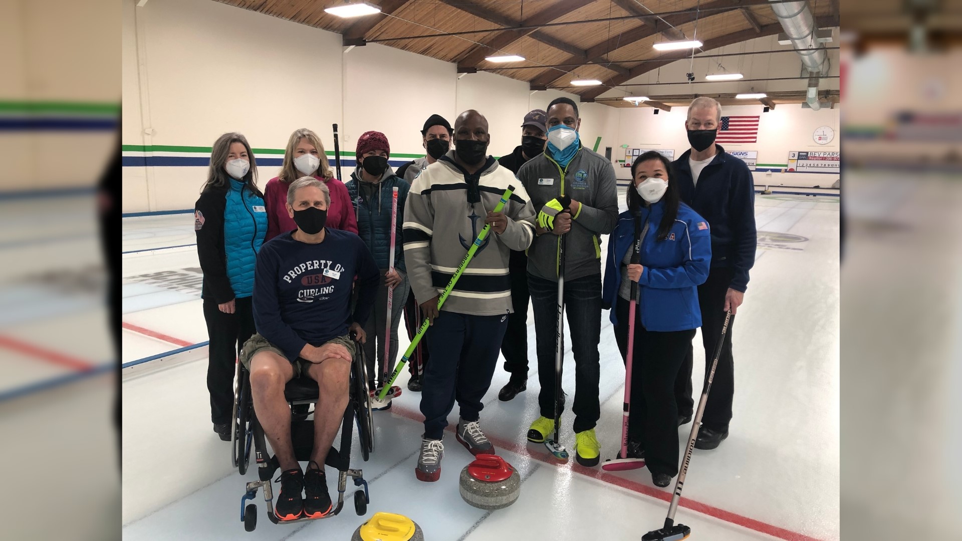 Getting ready for the Winter Olympics with curling