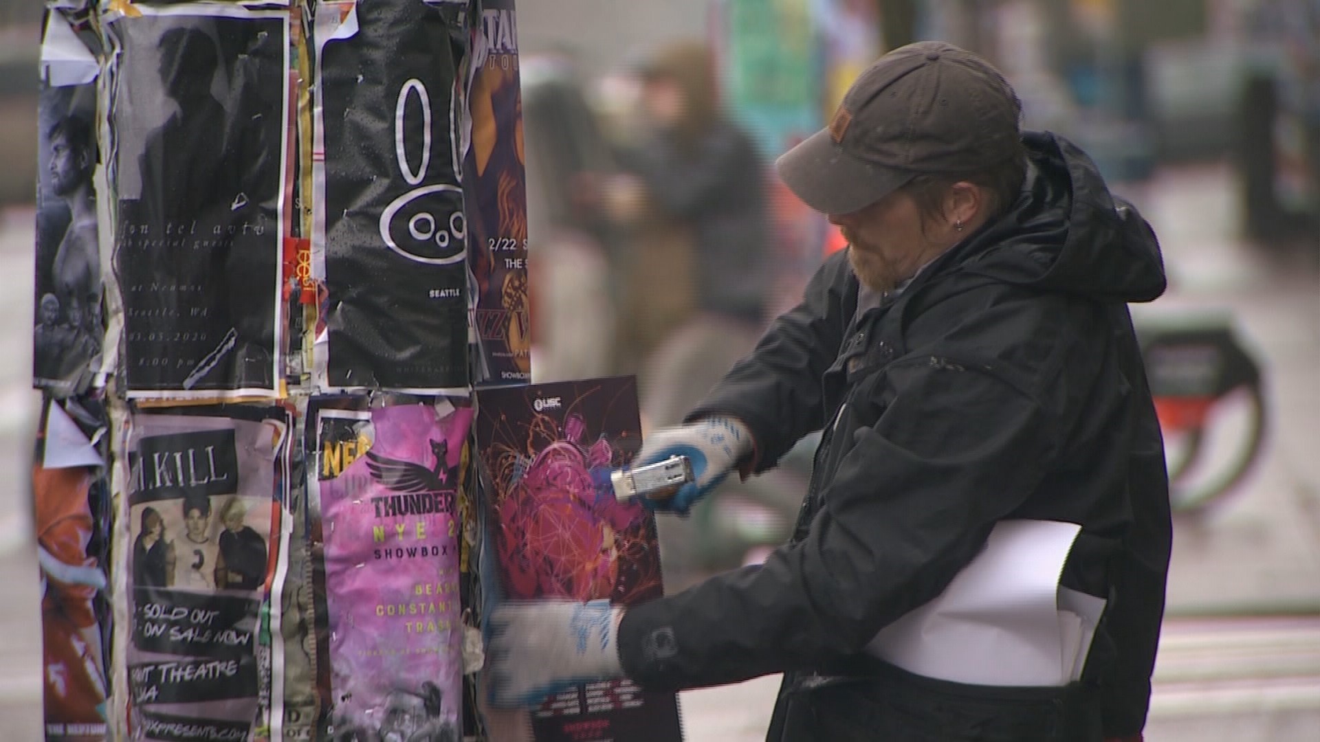 It's impossible to walk around Seattle without encountering the work of these poster hangers