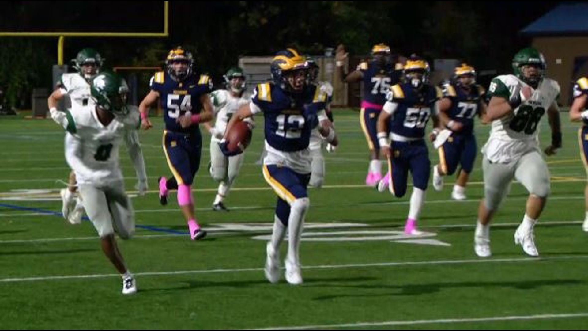 Highlights of Bellevue's 53-18 win over Skyline