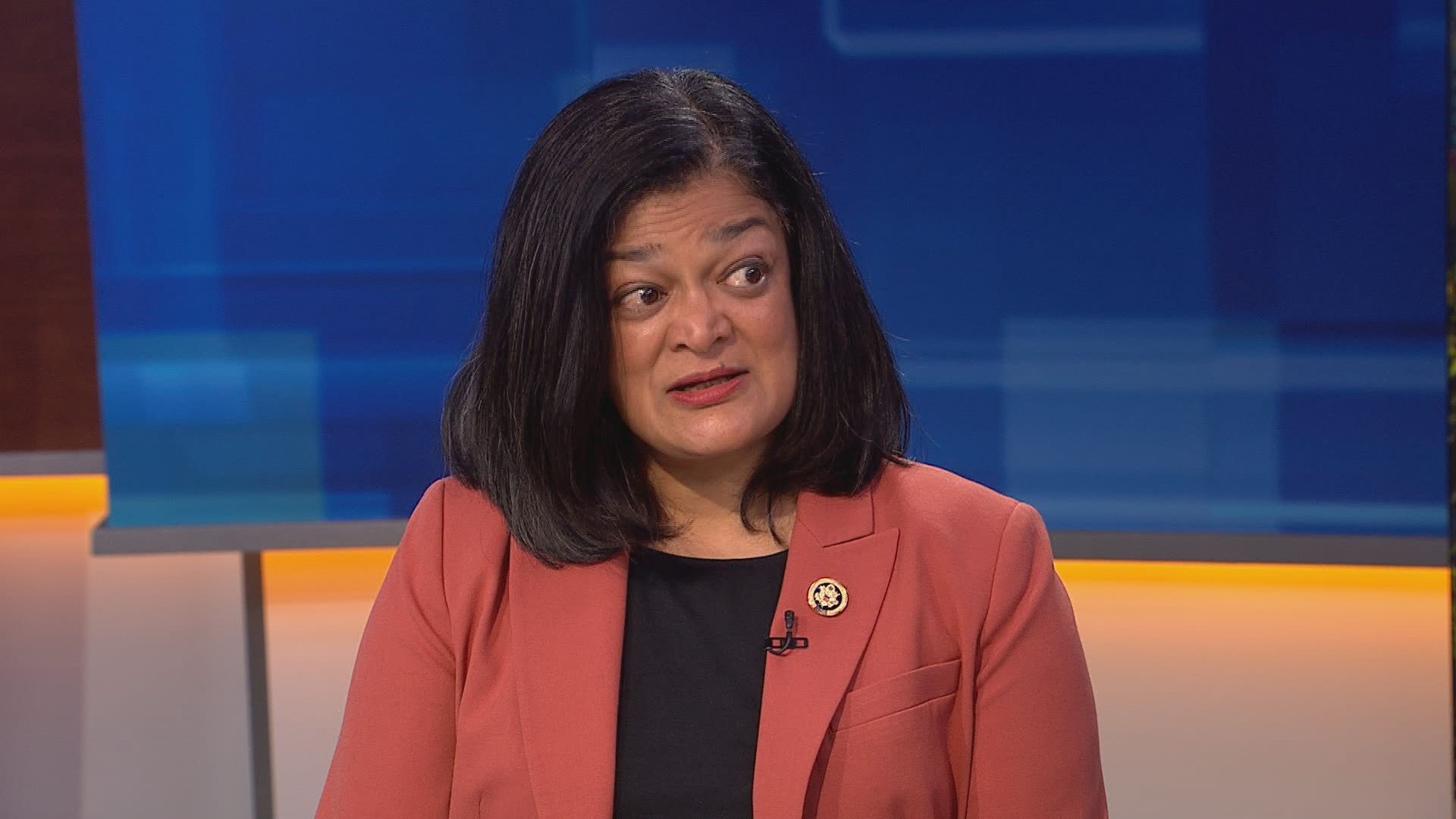 Rep. Pramila Jayapal joins KING 5 to discuss infrastructure, the war in Gaza, the TikTok ban vote and more.