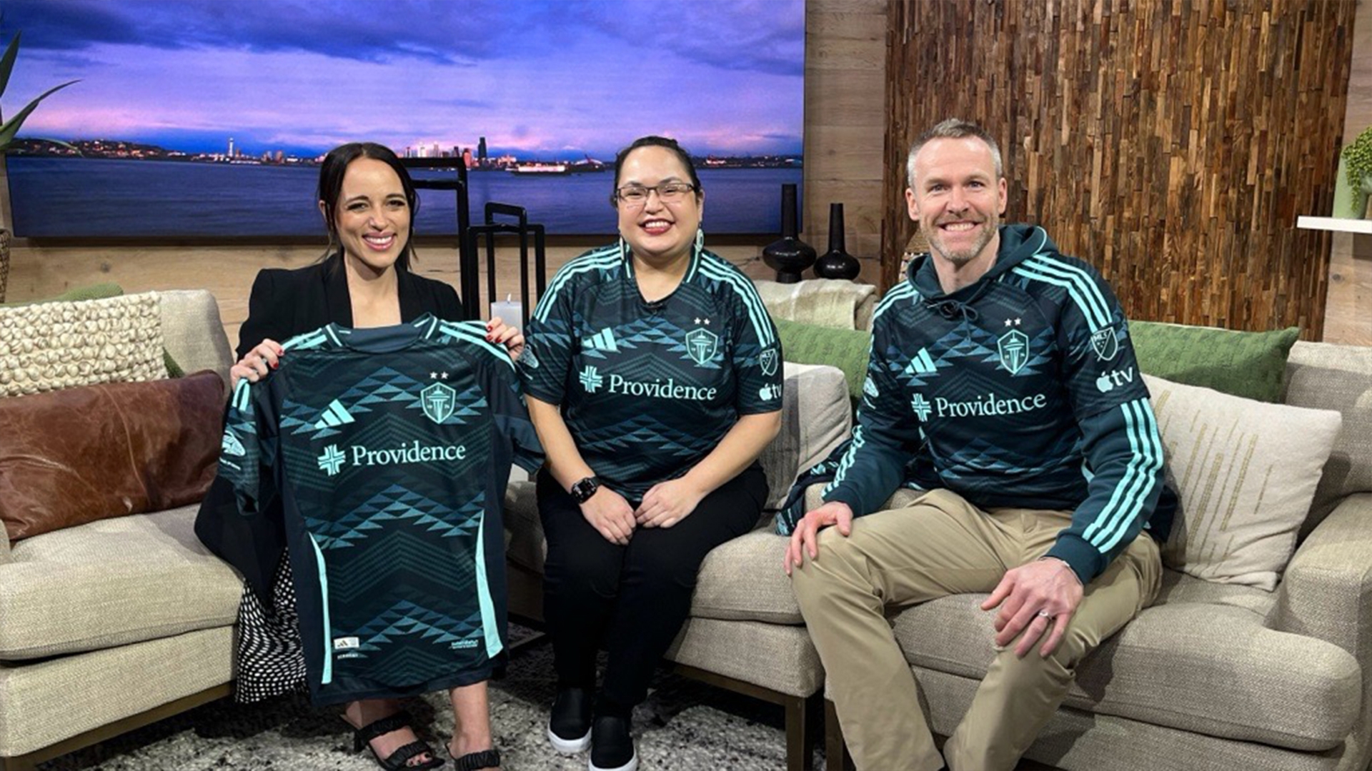 The new kits honor the flowing nature of water and was designed by artists representing the Puyallup, Muckleshoot and Suquamish tribes. #newdaynw