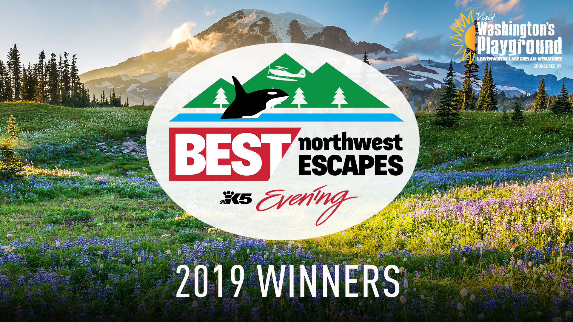 Every year, Evening viewers like YOU nominate and vote for your favorite adventures around the Sound! These are YOUR picks for 2019's BEST Northwest Escapes.  Sponsored by Washington's Playground