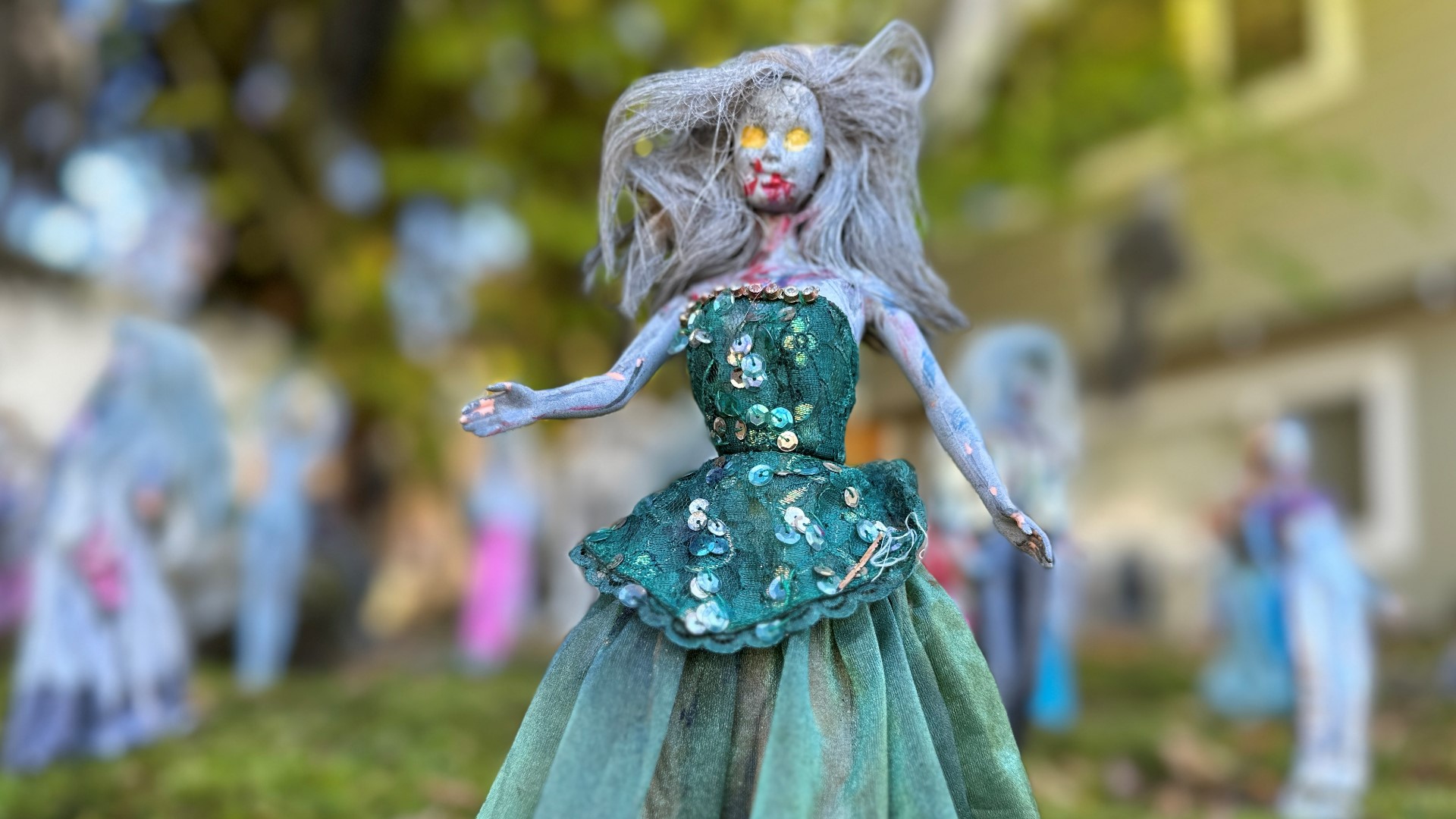 Nearly 300 Barbie toys are part of a zombie horde in Kirkland