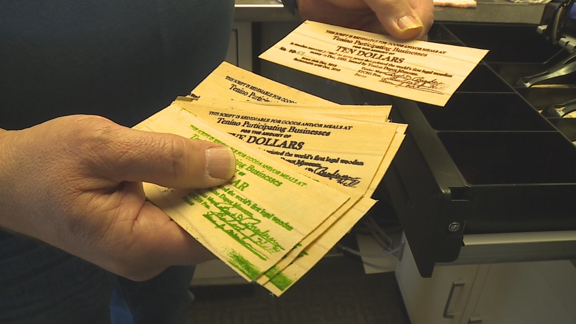 Why Tenino is still printing wooden money