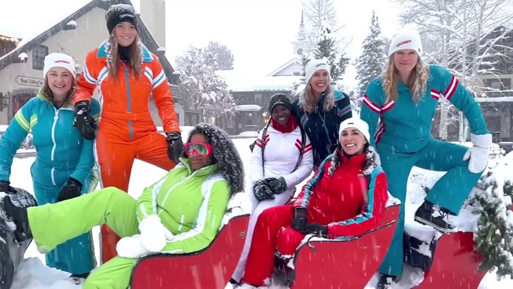 Vintage inspired ski suits from Seattle company