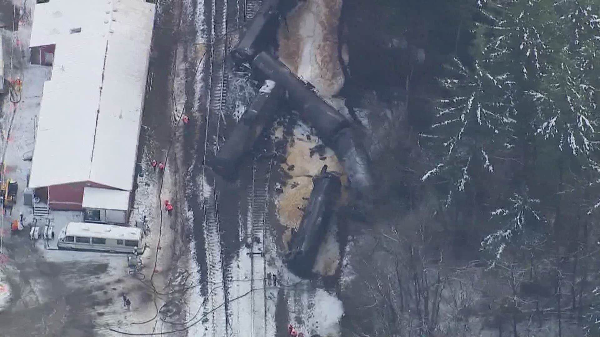Railroad employees reportedly told Senator Doug Erickson they believe the tracks were sabotaged. Now Erickson is calling for state Senate hearings on the incident.