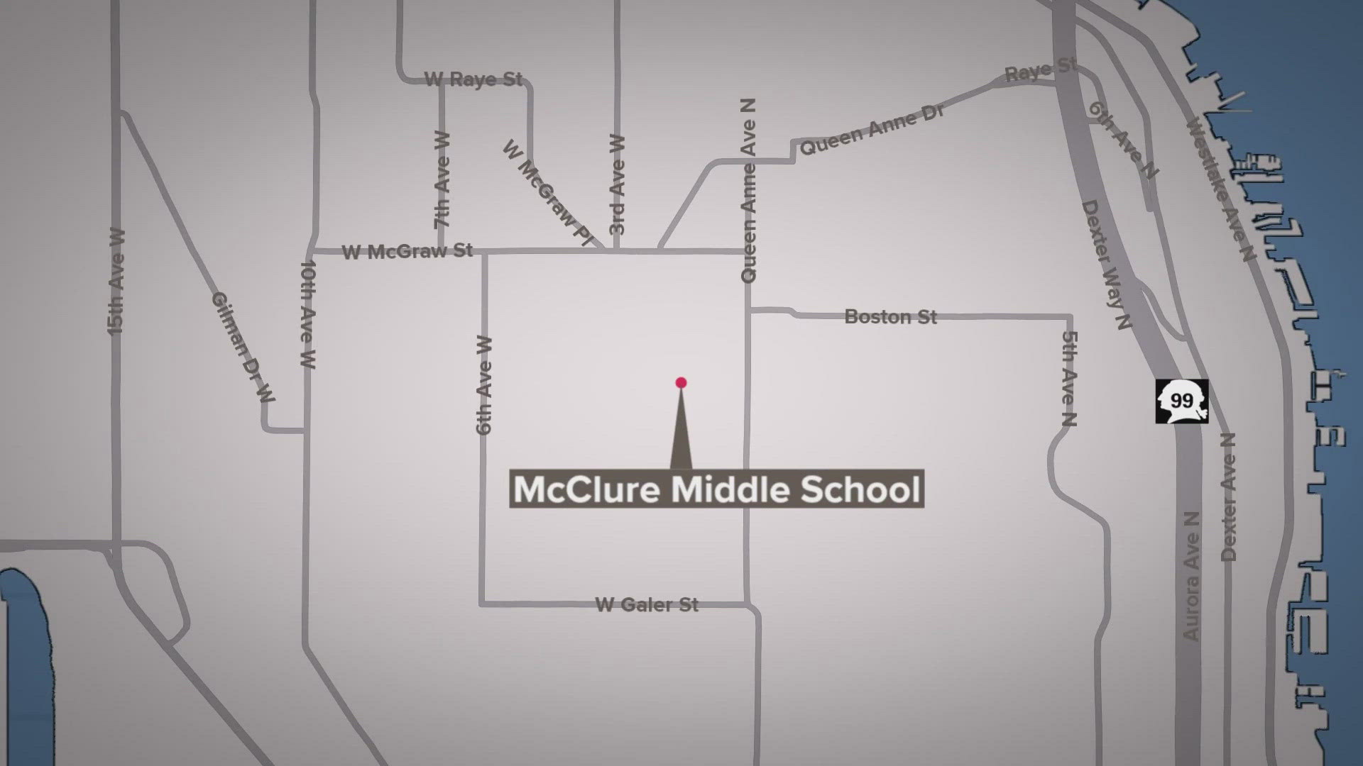 Police say a teenager was arrested for trying to steal a bike at knifepoint outside of McClure Middle School on Friday