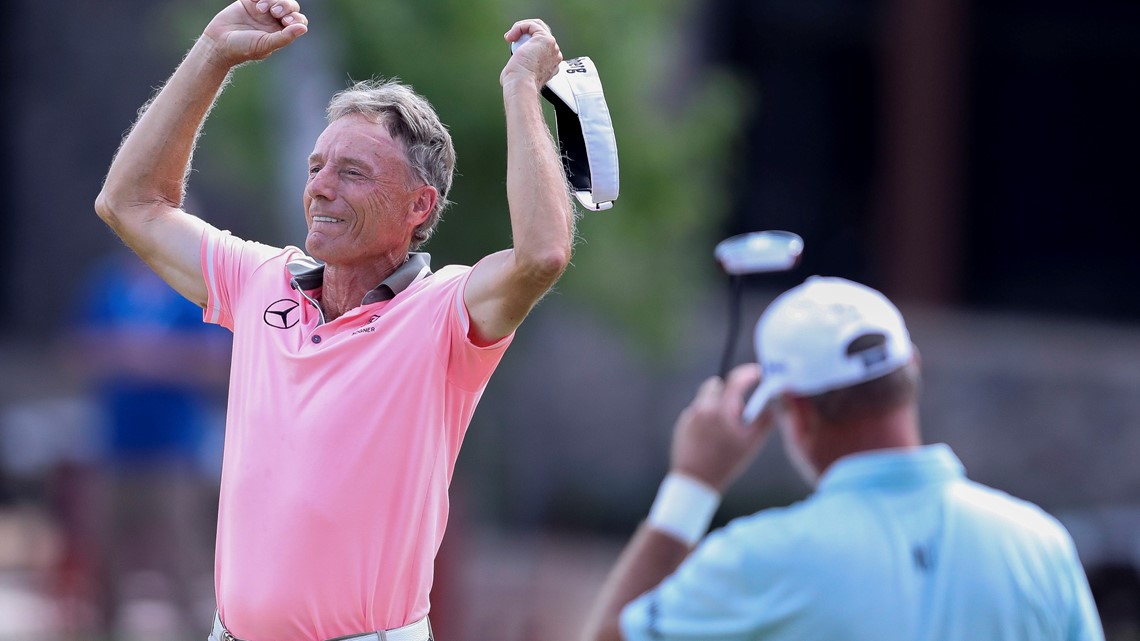 65yearold Bernhard Langer wins the US Senior Open to break the