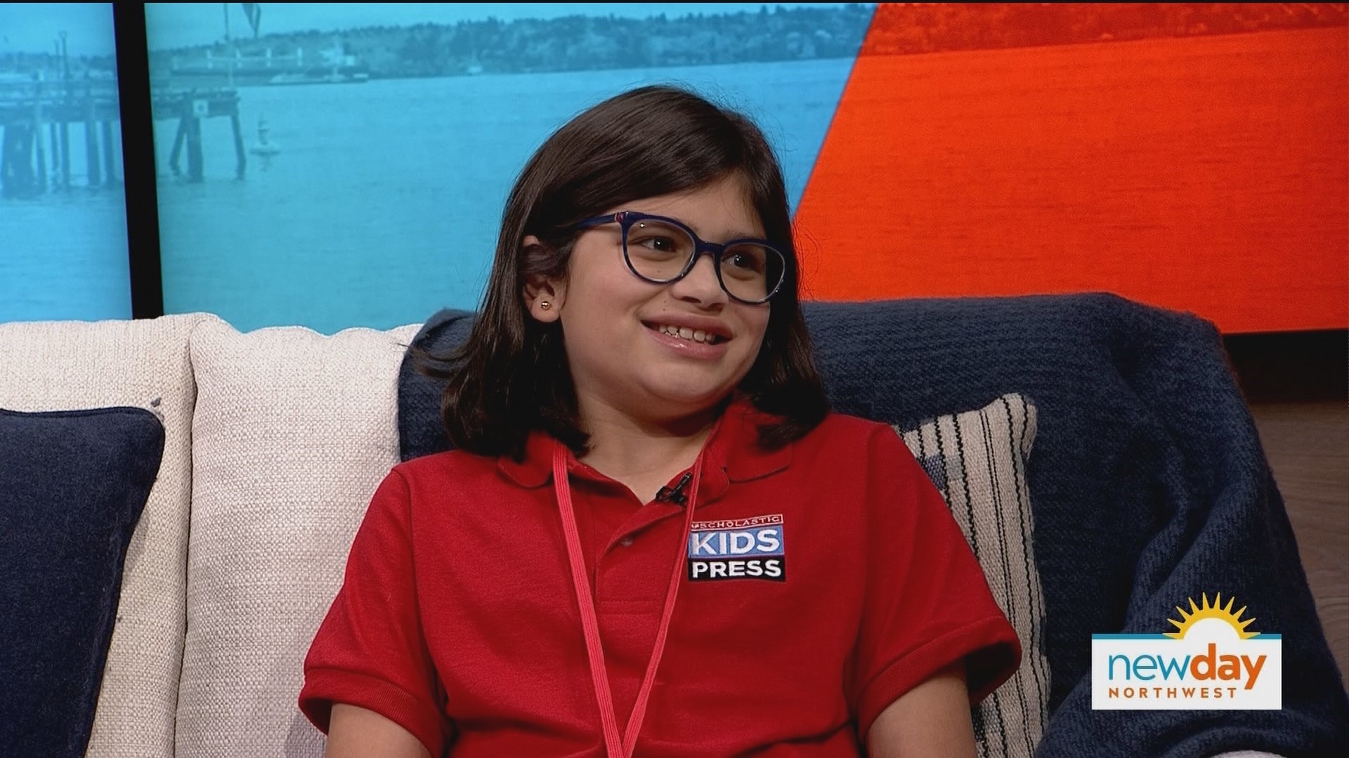Cascadia Elementary's Zoe Adele Mirchandani will join the award-winning team of international young journalists to report "news for kids, by kids."