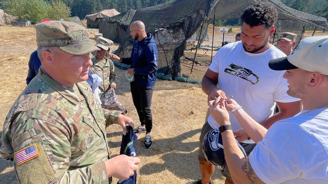 Seahawks player aims to inspire JBLM youth, Article