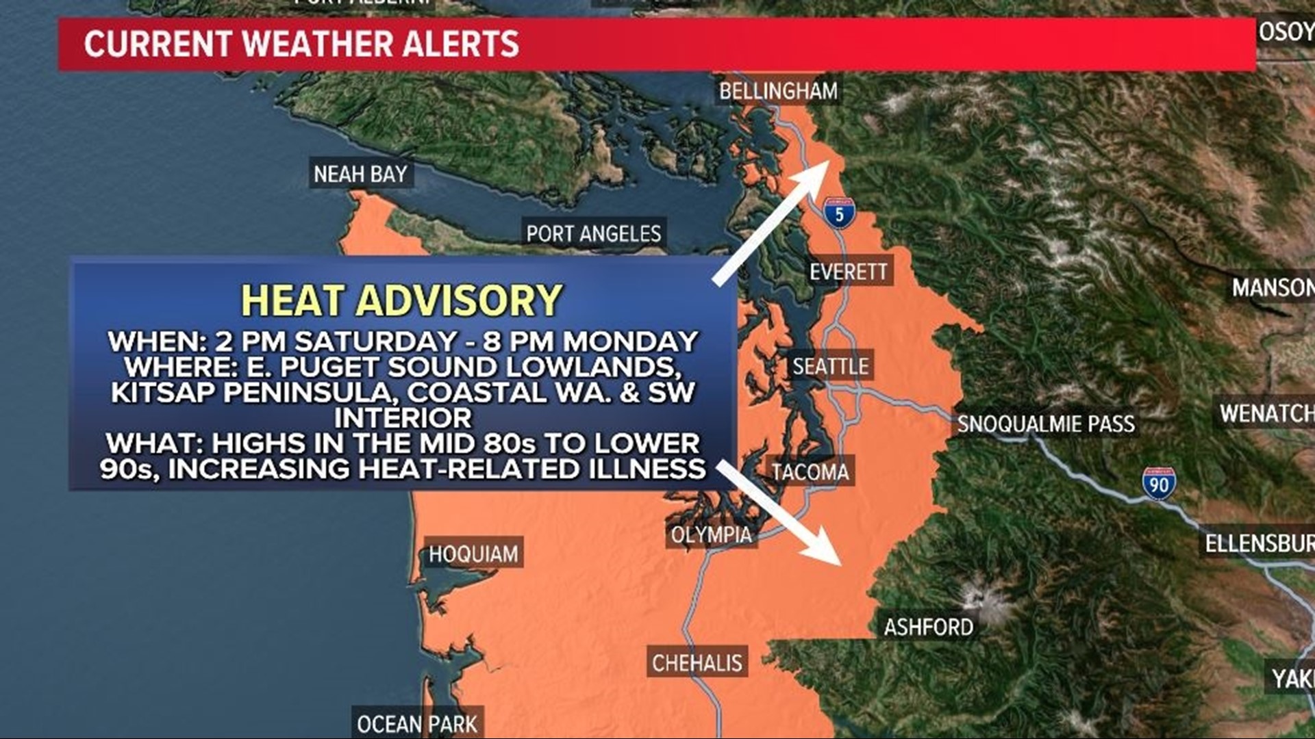 Heat Risk Washington Why a Heat Advisory was issued in western Washington | king5.com