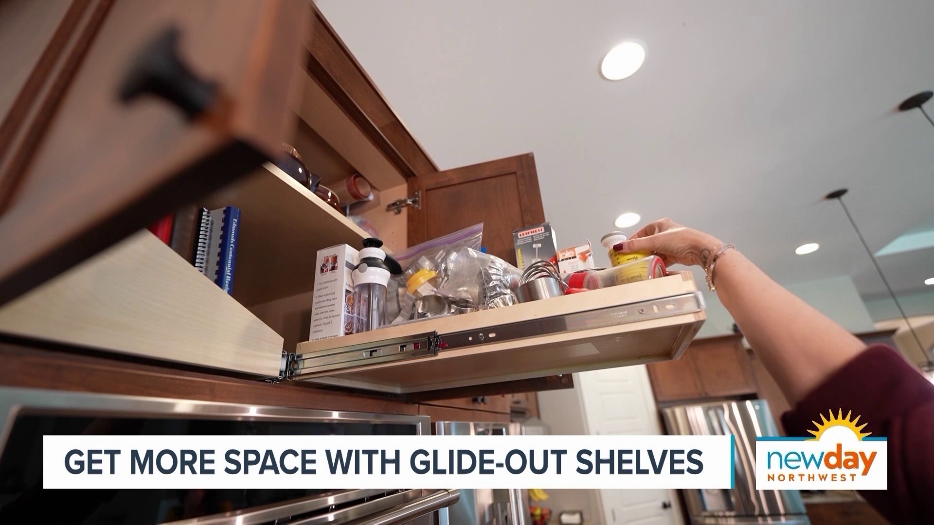 ShelfGenie of Seattle has custom glide-out shelving to help organize your cabinets and maximize your storage space. Sponsored by ShelfGenie.